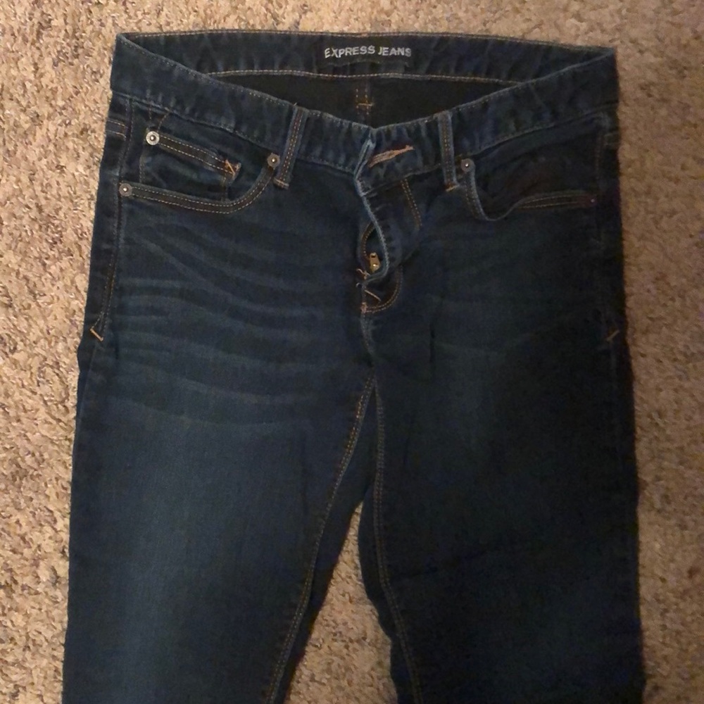 Express straight leg jeans